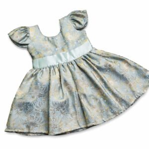 Brocade Blue Frock