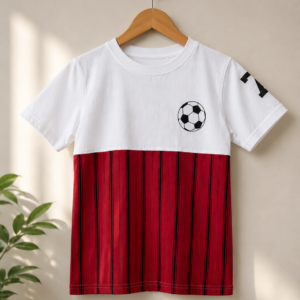 Babzo Kids Football Printed T-Shirt