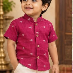 Babzo Boys Printed Ethnic Shirt